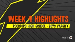 Rockford football highlights Week 4 Highlights