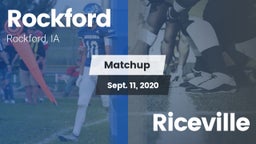 Matchup: Rockford vs. Riceville  2020
