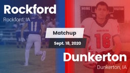 Matchup: Rockford vs. Dunkerton  2020
