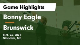 Bonny Eagle  vs Brunswick  Game Highlights - Oct. 23, 2021