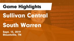 Sullivan Central  vs South Warren Game Highlights - Sept. 13, 2019