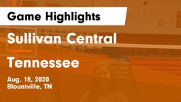 Sullivan Central  vs Tennessee  Game Highlights - Aug. 18, 2020