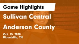 Sullivan Central  vs Anderson County Game Highlights - Oct. 15, 2020