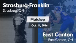 Matchup: Strasburg-Franklin vs. East Canton  2016