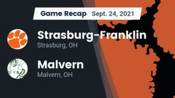 Recap: Strasburg-Franklin  vs. Malvern  2021