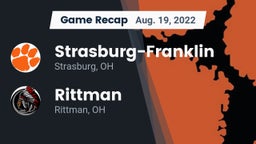 Recap: Strasburg-Franklin  vs. Rittman  2022
