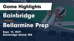 Bainbridge  vs Bellarmine Prep  Game Highlights - Sept. 14, 2019