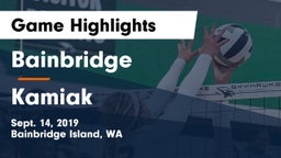 Bainbridge  vs Kamiak  Game Highlights - Sept. 14, 2019