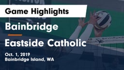 Bainbridge  vs Eastside Catholic  Game Highlights - Oct. 1, 2019