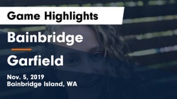 Bainbridge  vs Garfield  Game Highlights - Nov. 5, 2019