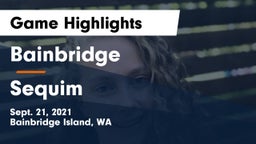 Bainbridge  vs Sequim  Game Highlights - Sept. 21, 2021