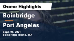 Bainbridge  vs Port Angeles  Game Highlights - Sept. 23, 2021