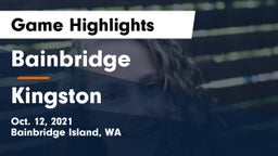 Bainbridge  vs Kingston  Game Highlights - Oct. 12, 2021