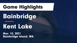 Bainbridge  vs Kent Lake  Game Highlights - Nov. 13, 2021