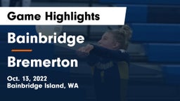 Bainbridge  vs Bremerton  Game Highlights - Oct. 13, 2022
