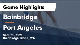 Bainbridge  vs Port Angeles  Game Highlights - Sept. 28, 2023