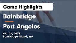 Bainbridge  vs Port Angeles  Game Highlights - Oct. 24, 2023