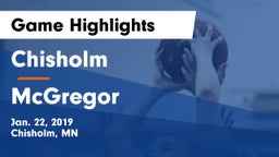 Chisholm  vs McGregor  Game Highlights - Jan. 22, 2019