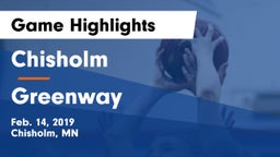 Chisholm  vs Greenway Game Highlights - Feb. 14, 2019