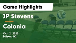 JP Stevens  vs Colonia  Game Highlights - Oct. 2, 2023