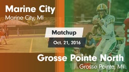 Matchup: Marine City vs. Grosse Pointe North  2016