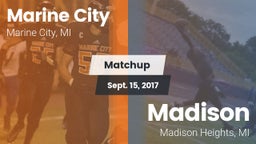 Matchup: Marine City vs. Madison 2017