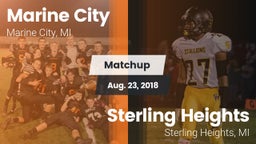 Matchup: Marine City vs. Sterling Heights  2018