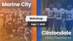 Matchup: Marine City vs. Clintondale  2018