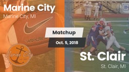 Matchup: Marine City vs. St. Clair  2018
