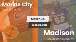 Matchup: Marine City vs. Madison 2019