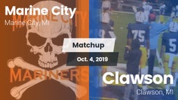 Matchup: Marine City vs. Clawson  2019