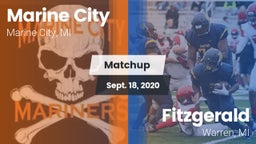 Matchup: Marine City vs. Fitzgerald  2020
