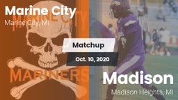 Matchup: Marine City vs. Madison 2020