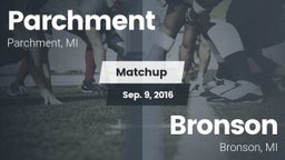Matchup: Parchment vs. Bronson  2016