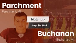 Matchup: Parchment vs. Buchanan  2016