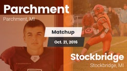 Matchup: Parchment vs. Stockbridge  2016