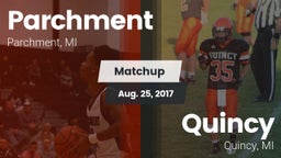 Matchup: Parchment vs. Quincy  2017
