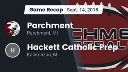 Recap: Parchment  vs. Hackett Catholic Prep 2018