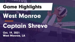 West Monroe  vs Captain Shreve Game Highlights - Oct. 19, 2021