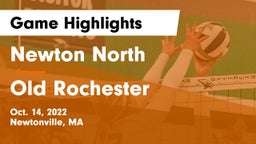 Newton North  vs Old Rochester Game Highlights - Oct. 14, 2022