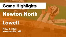 Newton North  vs Lowell  Game Highlights - Nov. 4, 2022