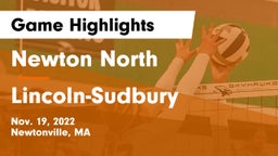 Newton North  vs Lincoln-Sudbury  Game Highlights - Nov. 19, 2022