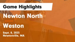 Newton North  vs Weston  Game Highlights - Sept. 8, 2023