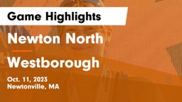 Newton North  vs Westborough  Game Highlights - Oct. 11, 2023