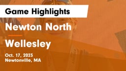 Newton North  vs Wellesley  Game Highlights - Oct. 17, 2023