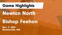 Newton North  vs Bishop Feehan  Game Highlights - Nov. 9, 2023