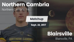 Matchup: Northern Cambria vs. Blairsville  2017