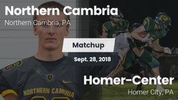 Matchup: Northern Cambria vs. Homer-Center  2018