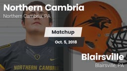 Matchup: Northern Cambria vs. Blairsville  2018