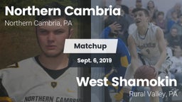 Matchup: Northern Cambria vs. West Shamokin  2019